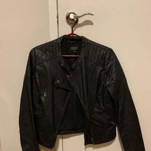 Vegan Leather Moto Jacket